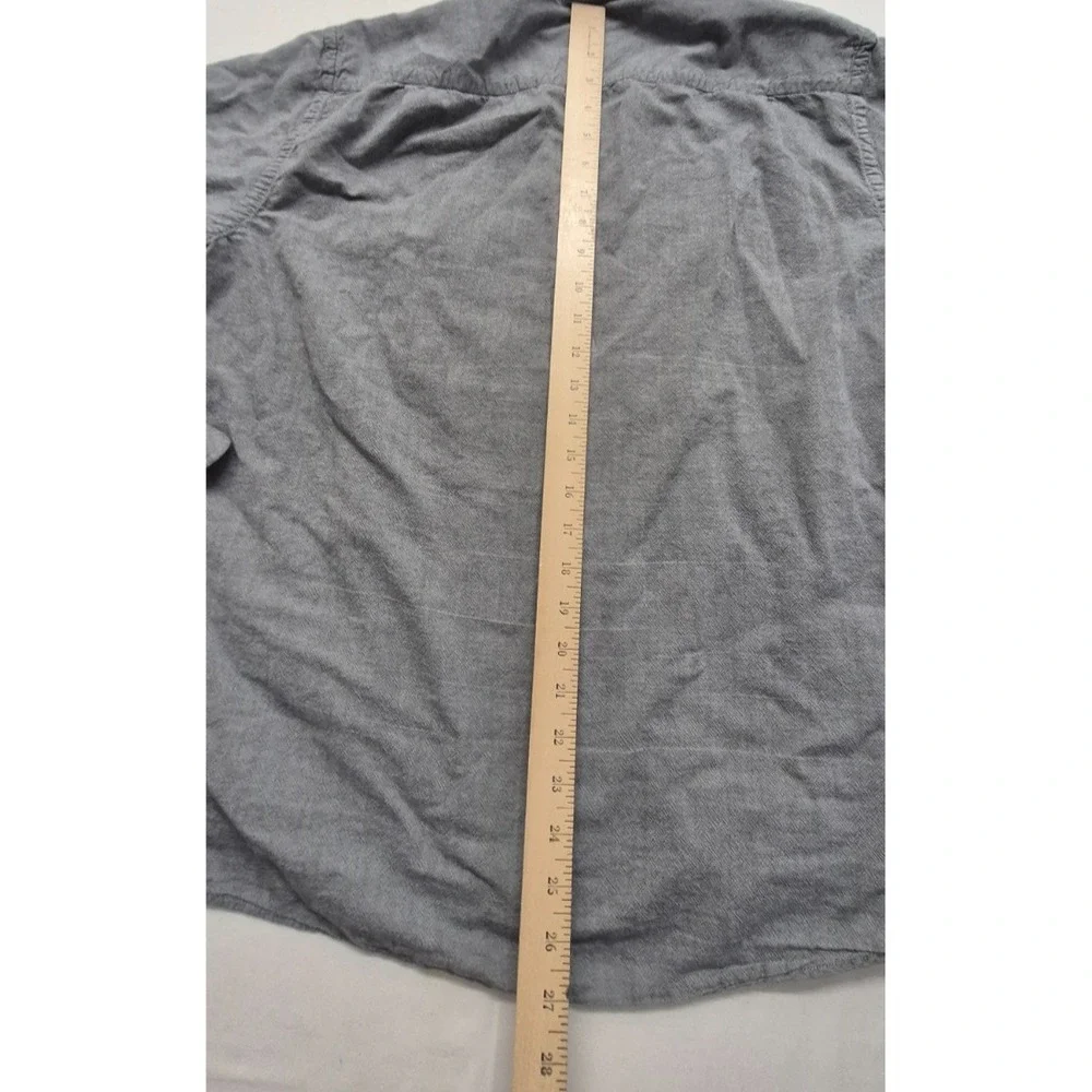Fredrick Martin‎ Mississippi State men's Grey Button up long sleeve shirt sz. M